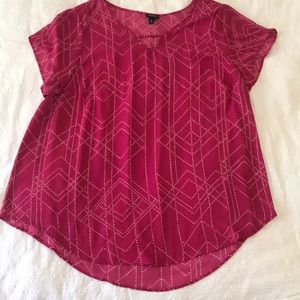 Torrid Pink Blouse size 3